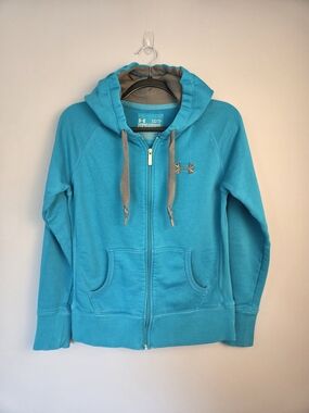 Under Armour STORM Full-Zip Hoodie Jacket Womens XS Teal Comfy Fall Fashion